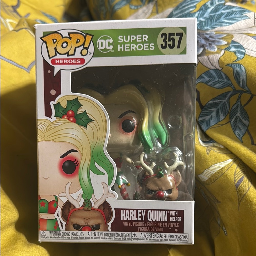 Funko Pop! Heroes Harley Quinn with Helper - Blonde and Green